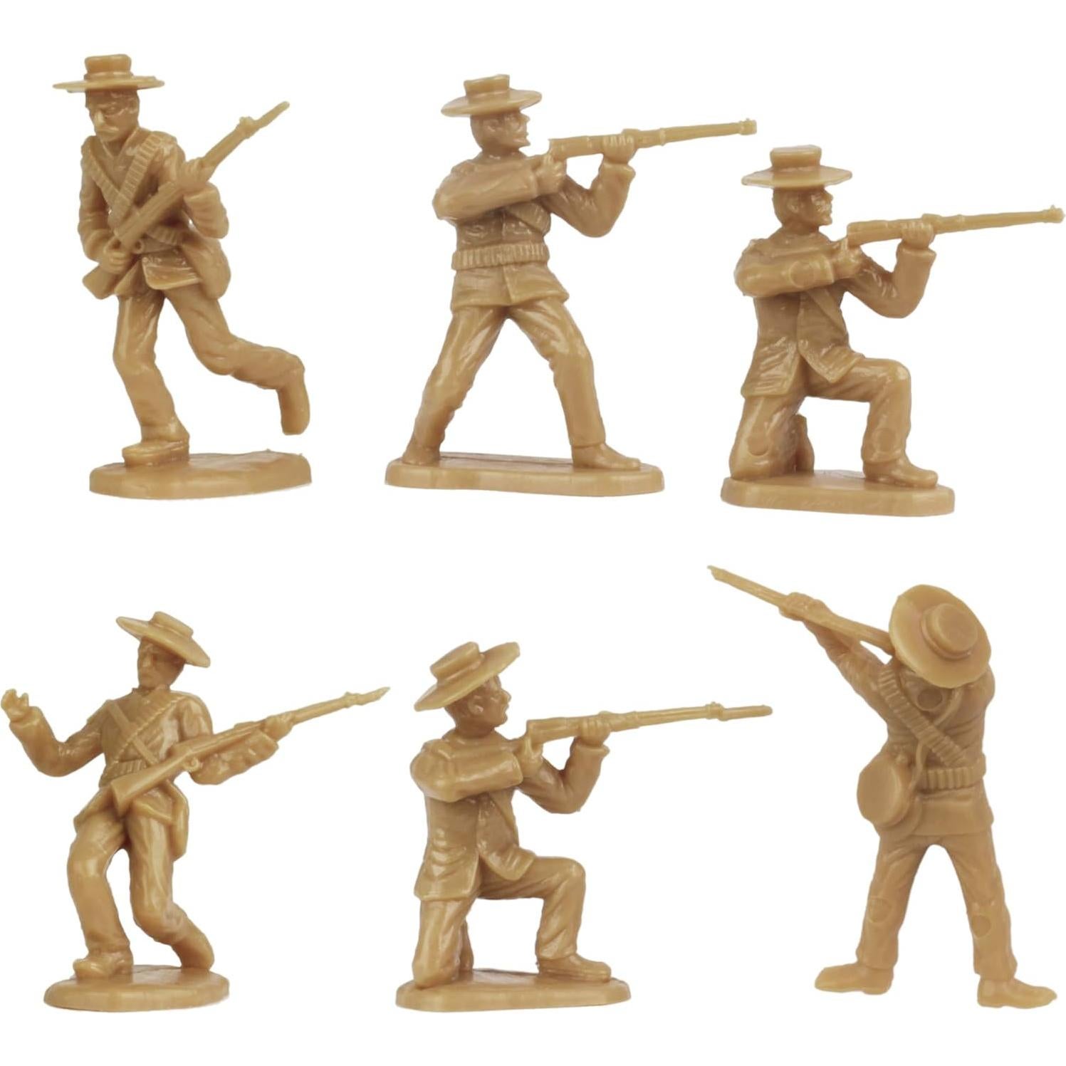 Figuras de Soldados BMC Guerras Fronterizas 34 Piezas