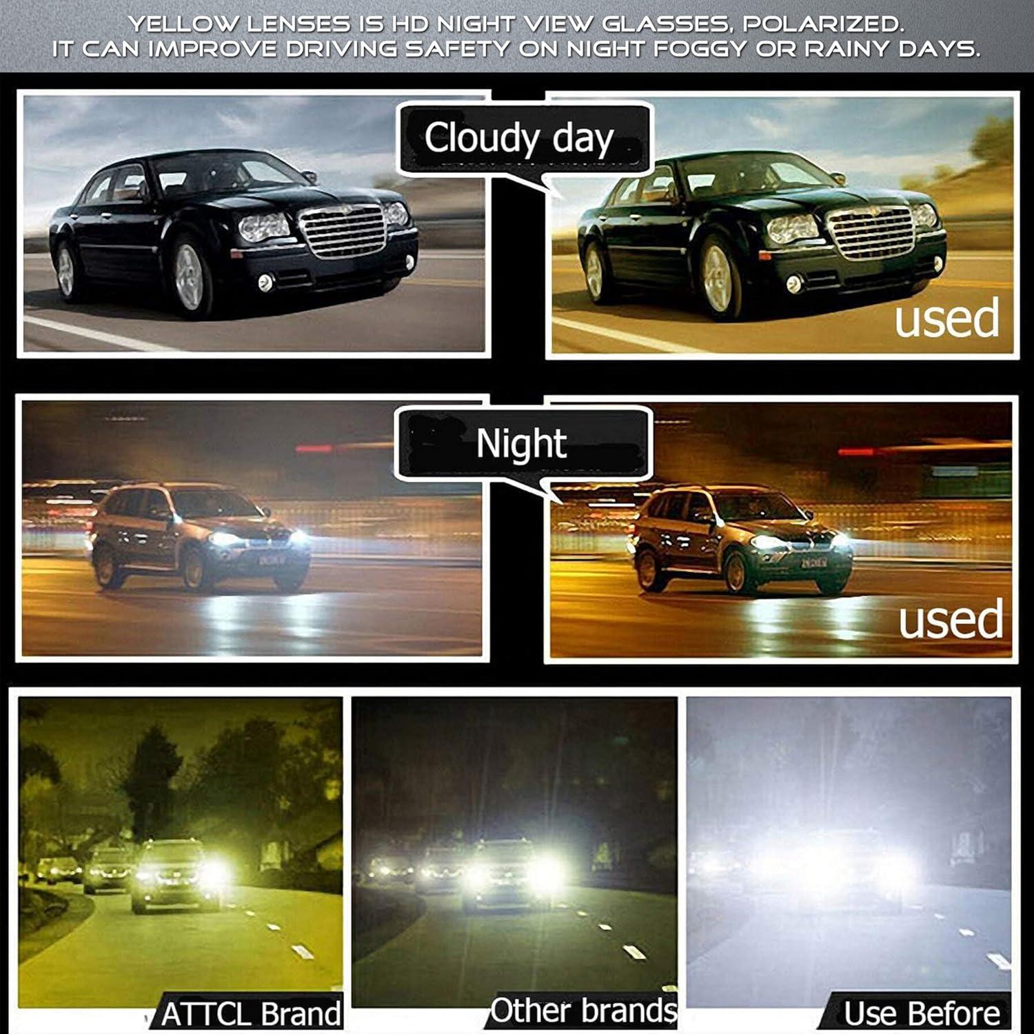 Gafas de sol polarizadas ATTCL para conducción nocturna HD