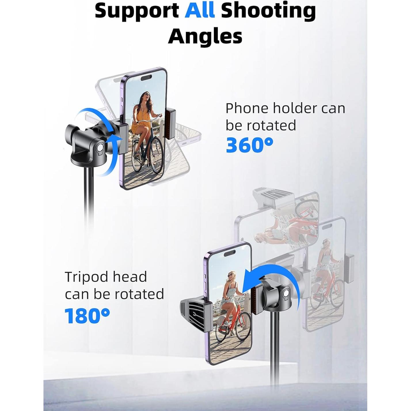 Trípode Extensible Kaiess para Teléfono 157 cm con Control Remoto