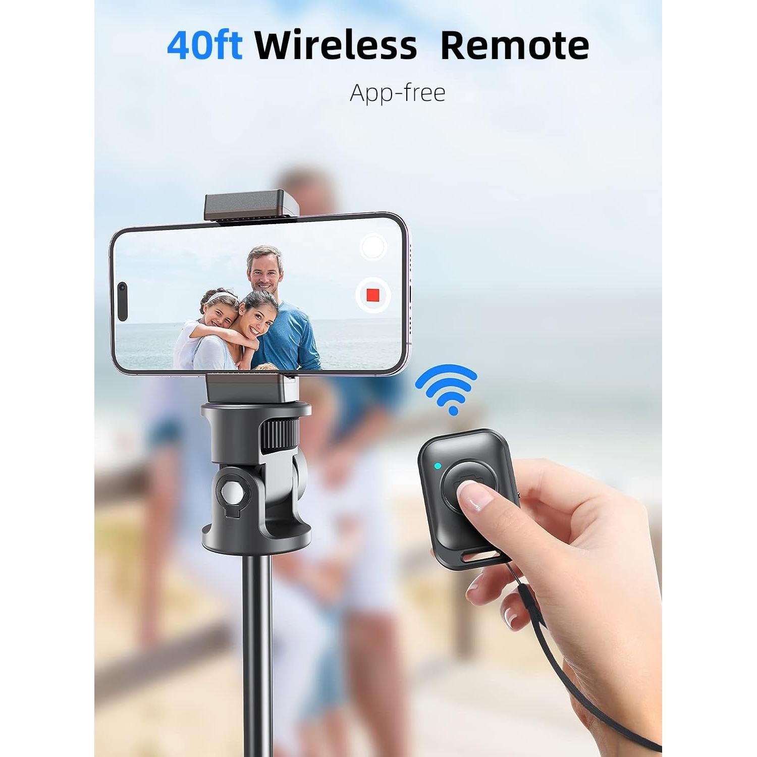 Trípode Extensible Kaiess para Teléfono 157 cm con Control Remoto