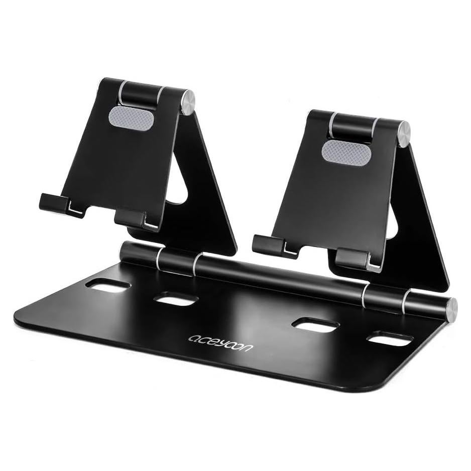 Soporte Ajustable para Tableta aceyoon - Aluminio Plegable Negro