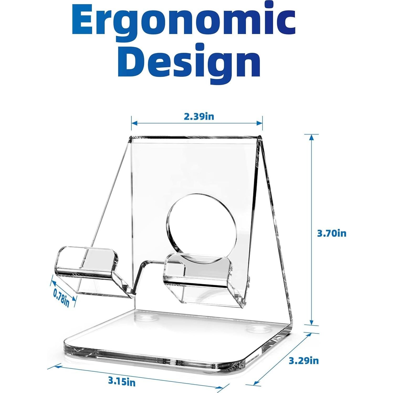 Soporte de Teléfono Móvil TOPGO Acrílico Transparente