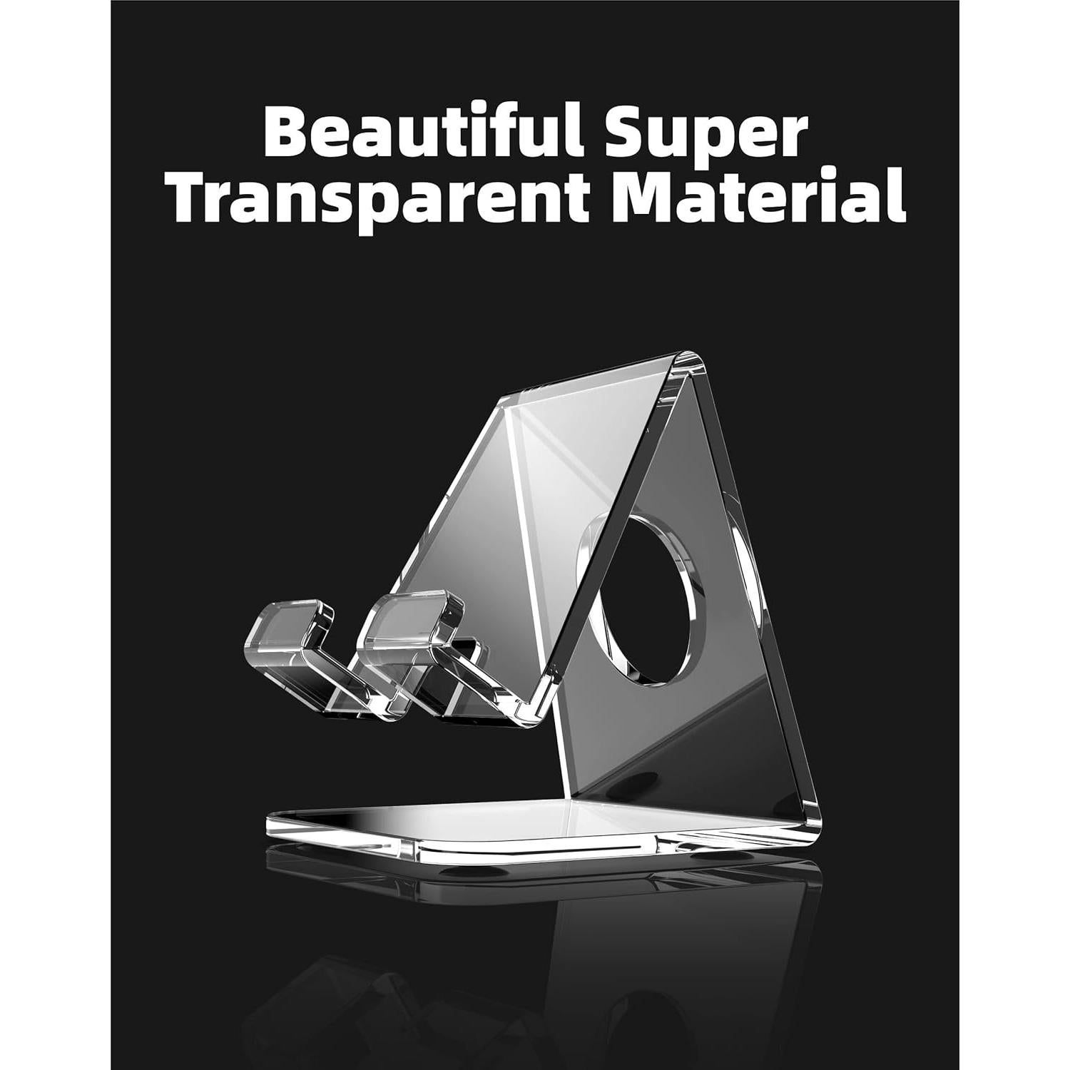 Soporte de Teléfono Móvil TOPGO Acrílico Transparente