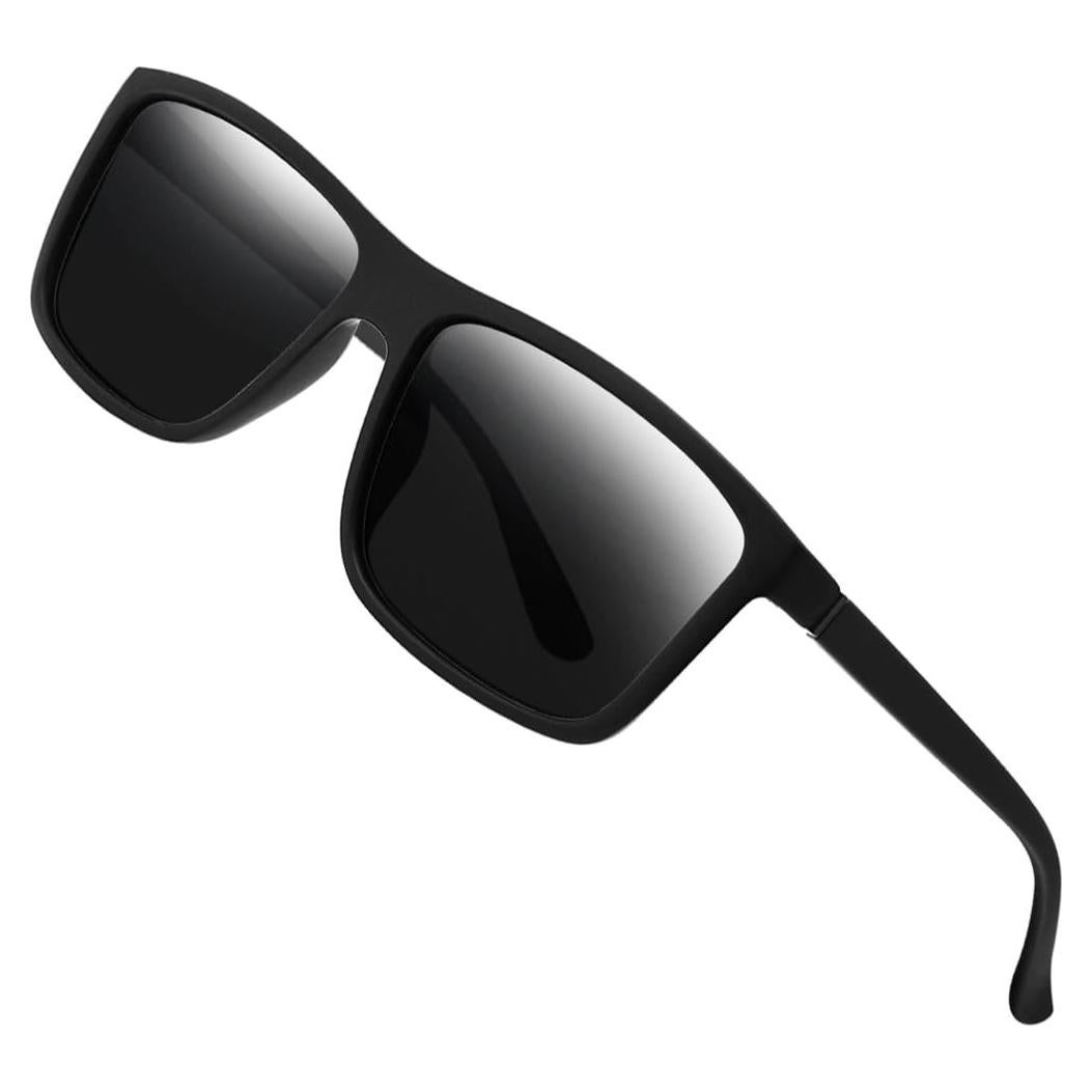 Gafas de Sol Polarizadas TAC Hombre Marco Negro Mate