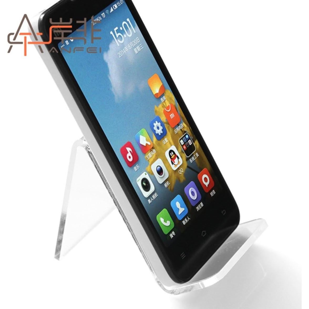 Soporte de Exhibición para Teléfonos Móviles Acrílico 20 Piezas