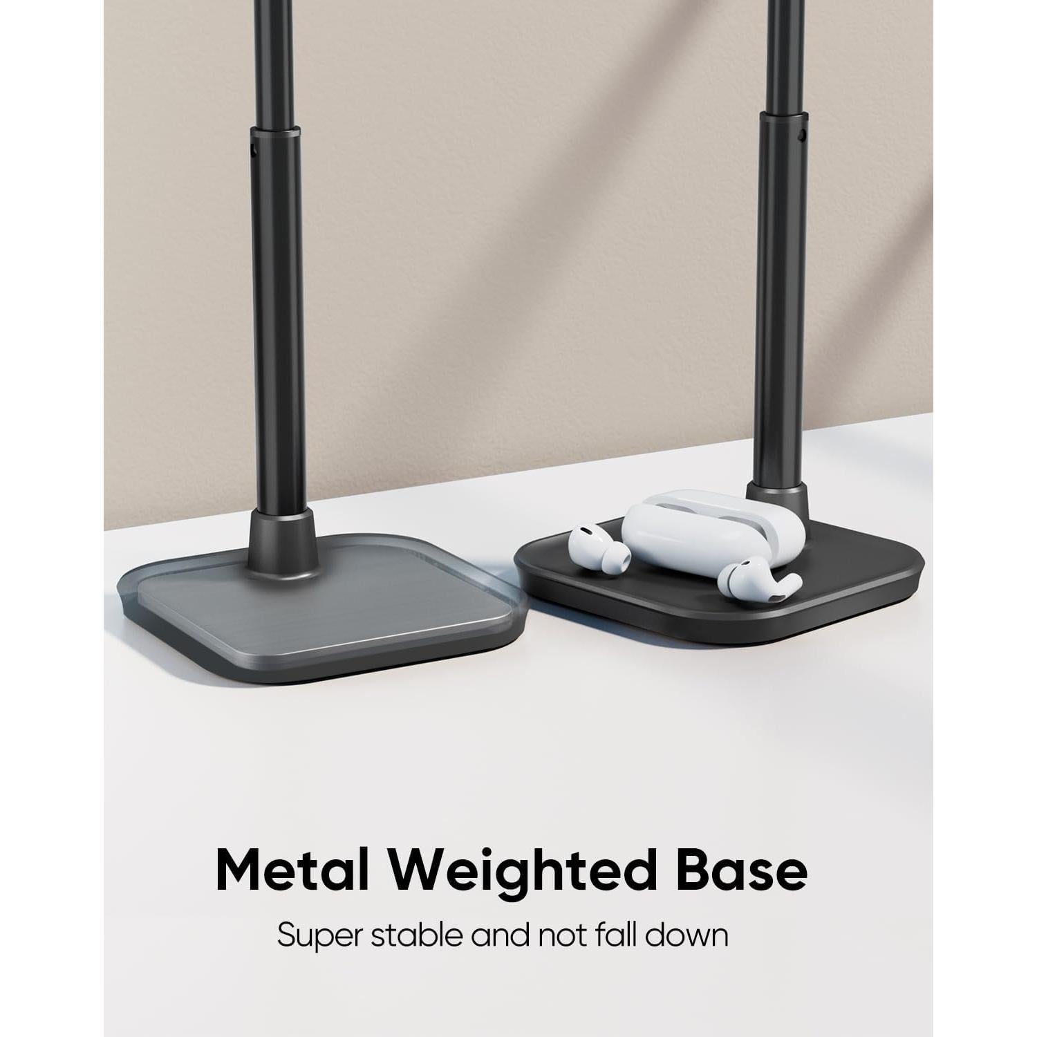 Soporte Ajustable para Teléfono Narmle Negro 25 cm