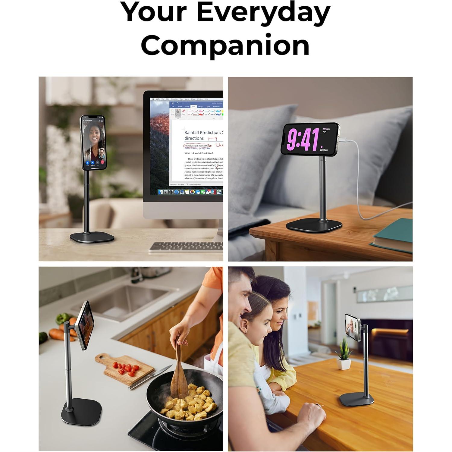 Soporte Magnético Ajustable Cooper para iPhone MagSafe Negro