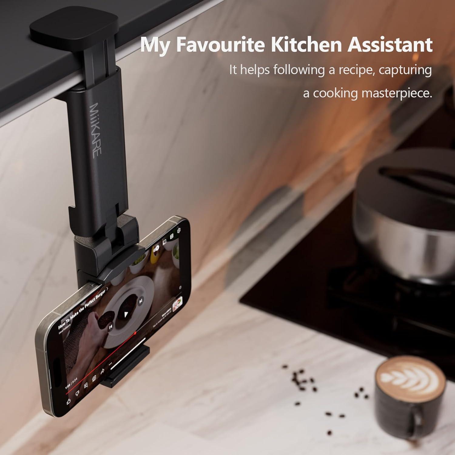 Soporte para Teléfono MiiKARE Universal 360° Viaje Negro