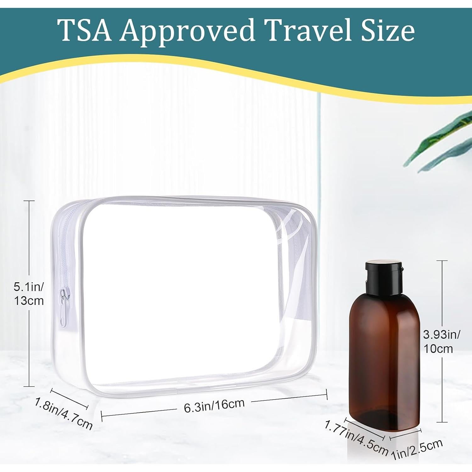 Botellas de Viaje Cosywell 4pcs 100ml Aprobadas por TSA