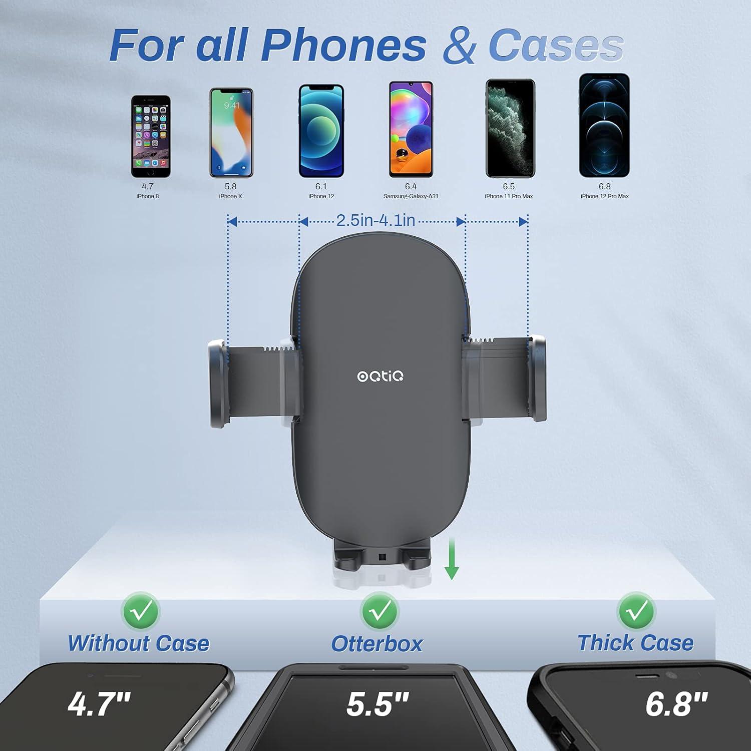 Soporte para teléfono de coche OQTIQ 33 cm con ventosa