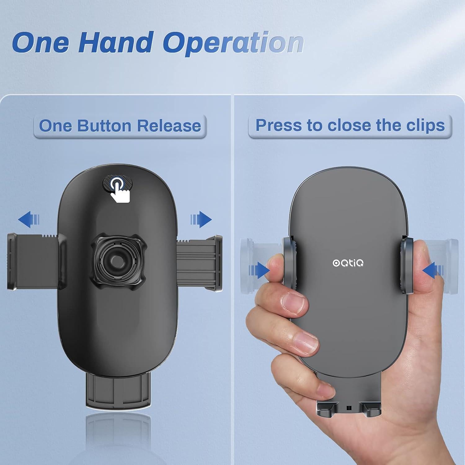 Soporte para teléfono de coche OQTIQ 33 cm con ventosa