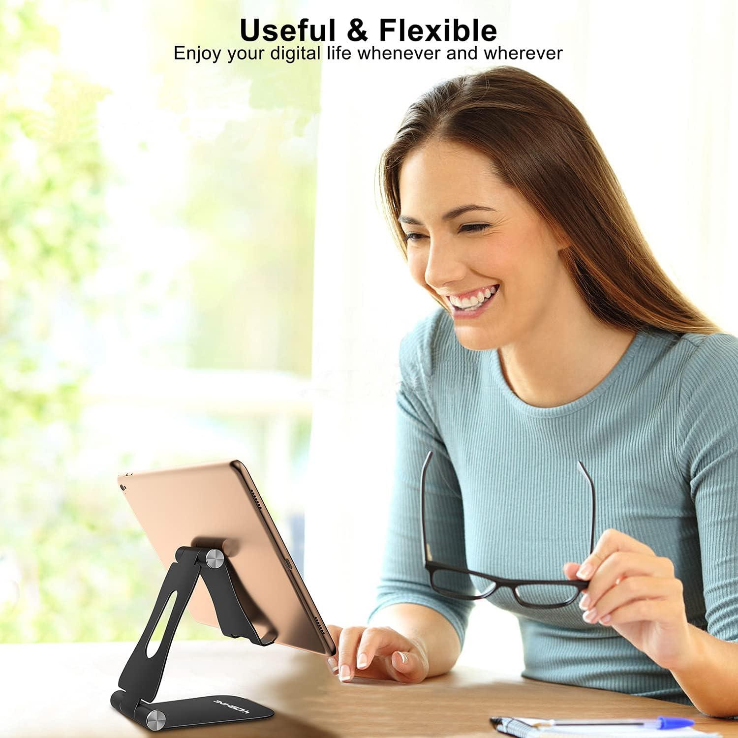 Soporte para Teléfono Móvil YoShine Ajustable Plegable Negro