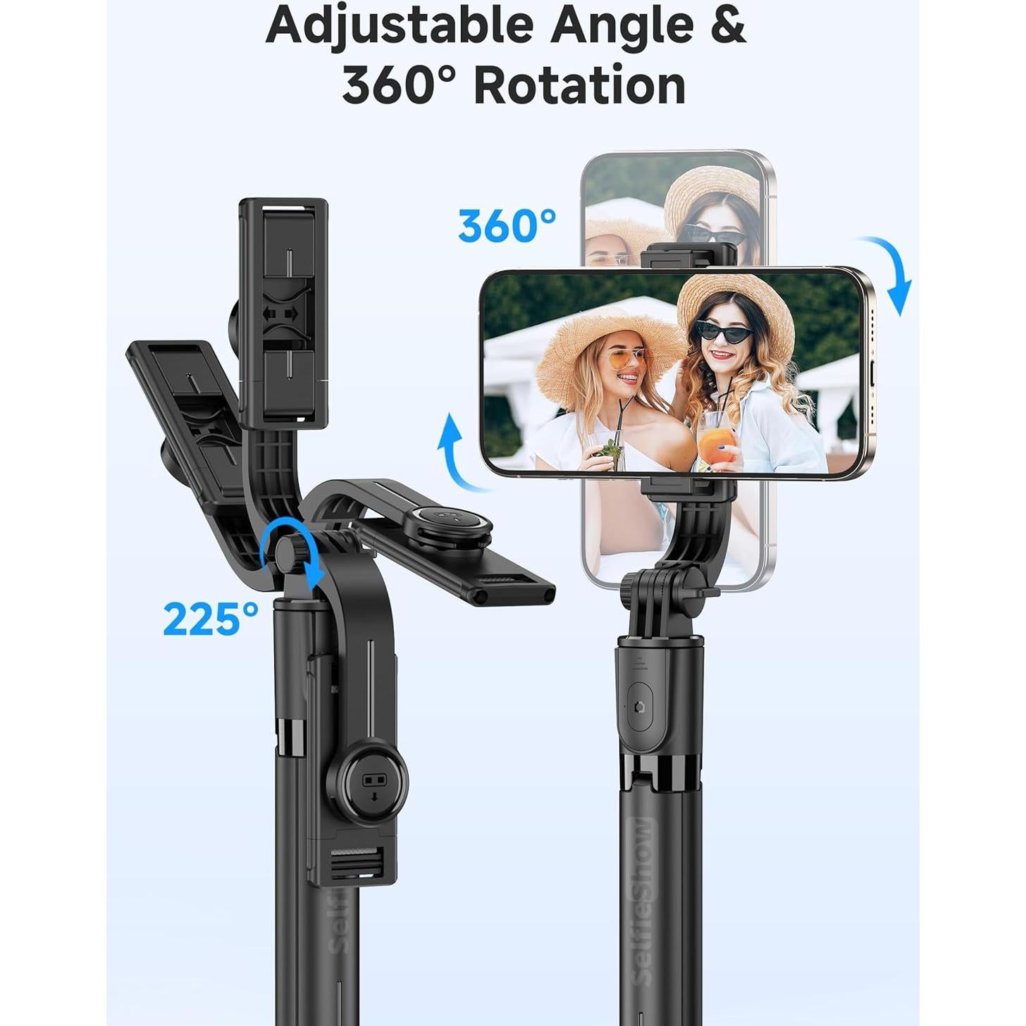 Bastón de Selfie Portátil 4 en 1 SHENZHEN F01 67.2 cm