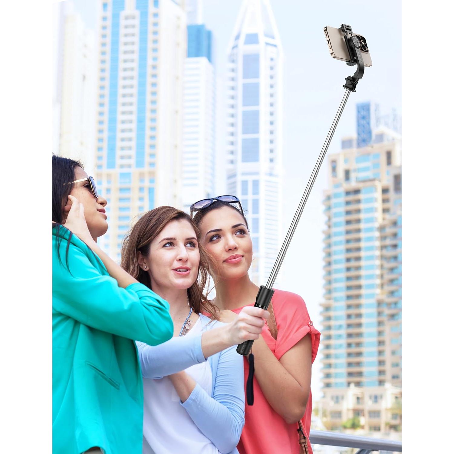 Bastón de Selfie Portátil 4 en 1 SHENZHEN F01 67.2 cm