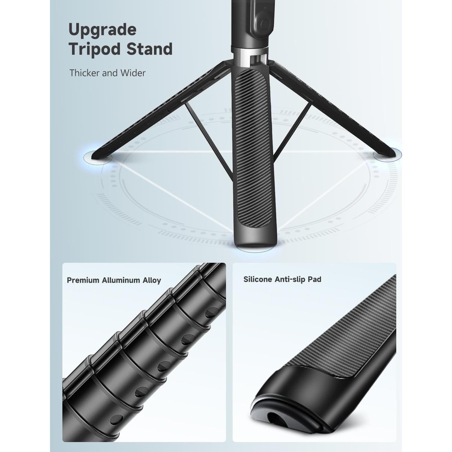 Trípode para Teléfono RISEOFLE 180cm con Control Remoto