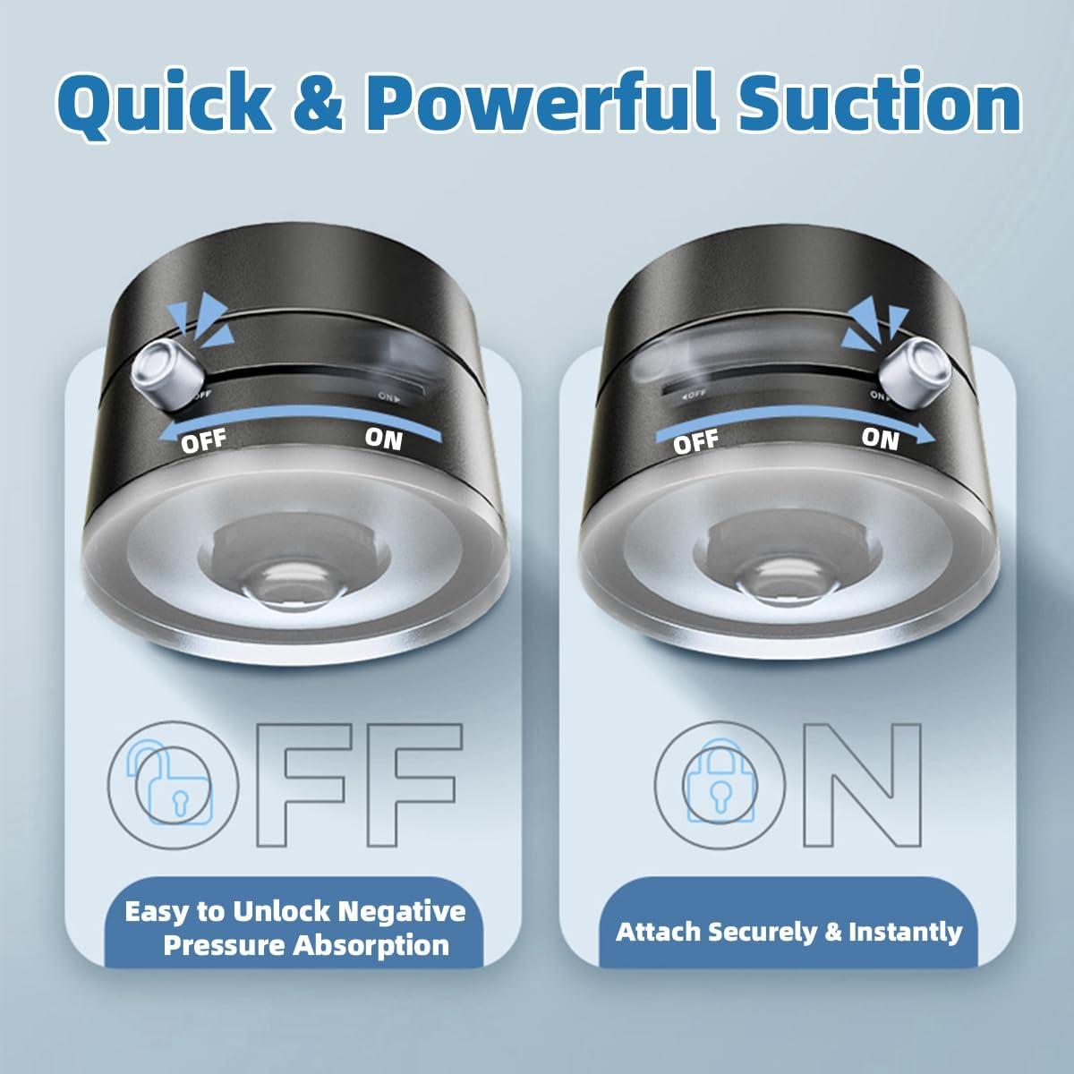 Soporte Magnético para Teléfono AUKSKY con Ventosa 360°