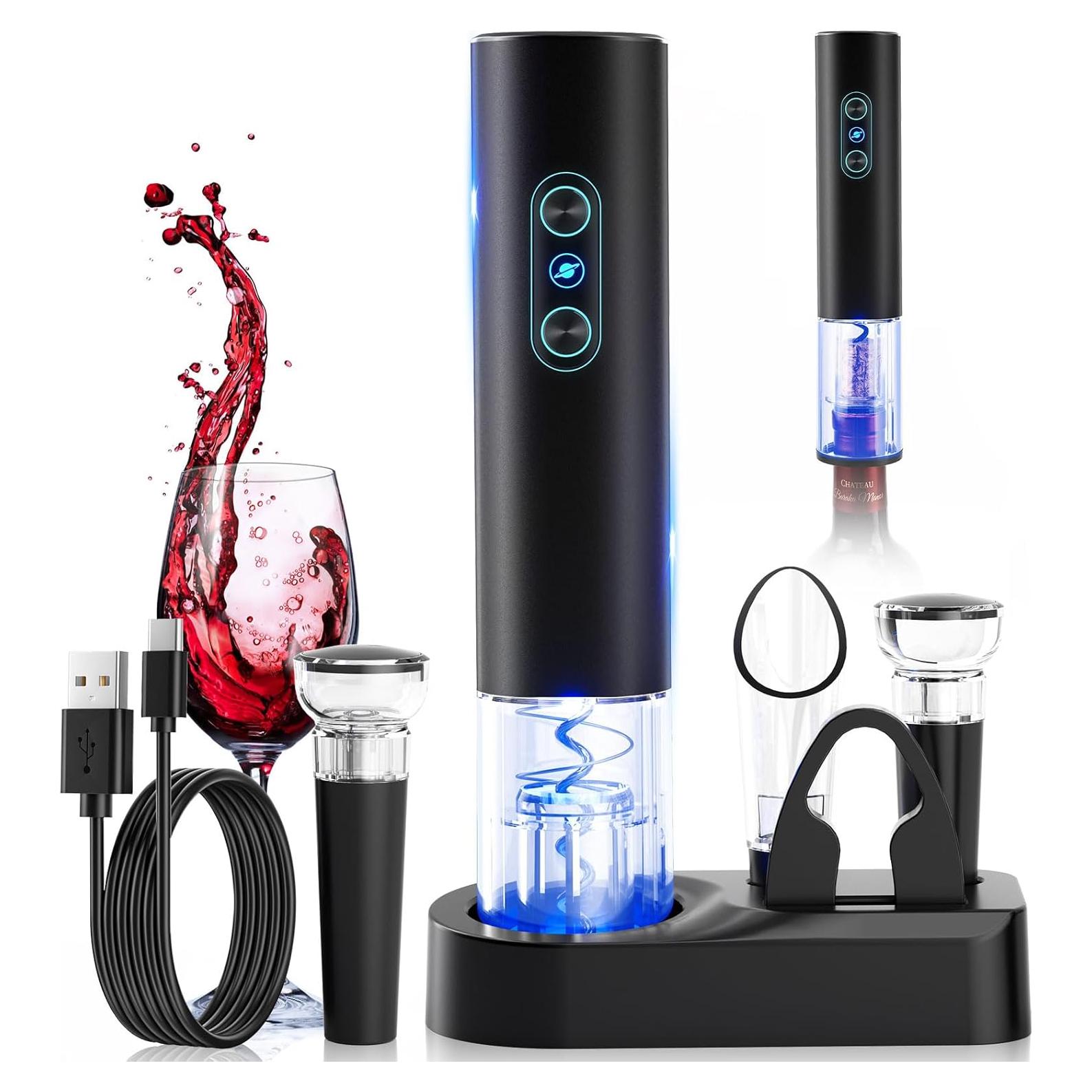 Abridor de Vino Eléctrico Otuseta Automático Acero Inoxidable