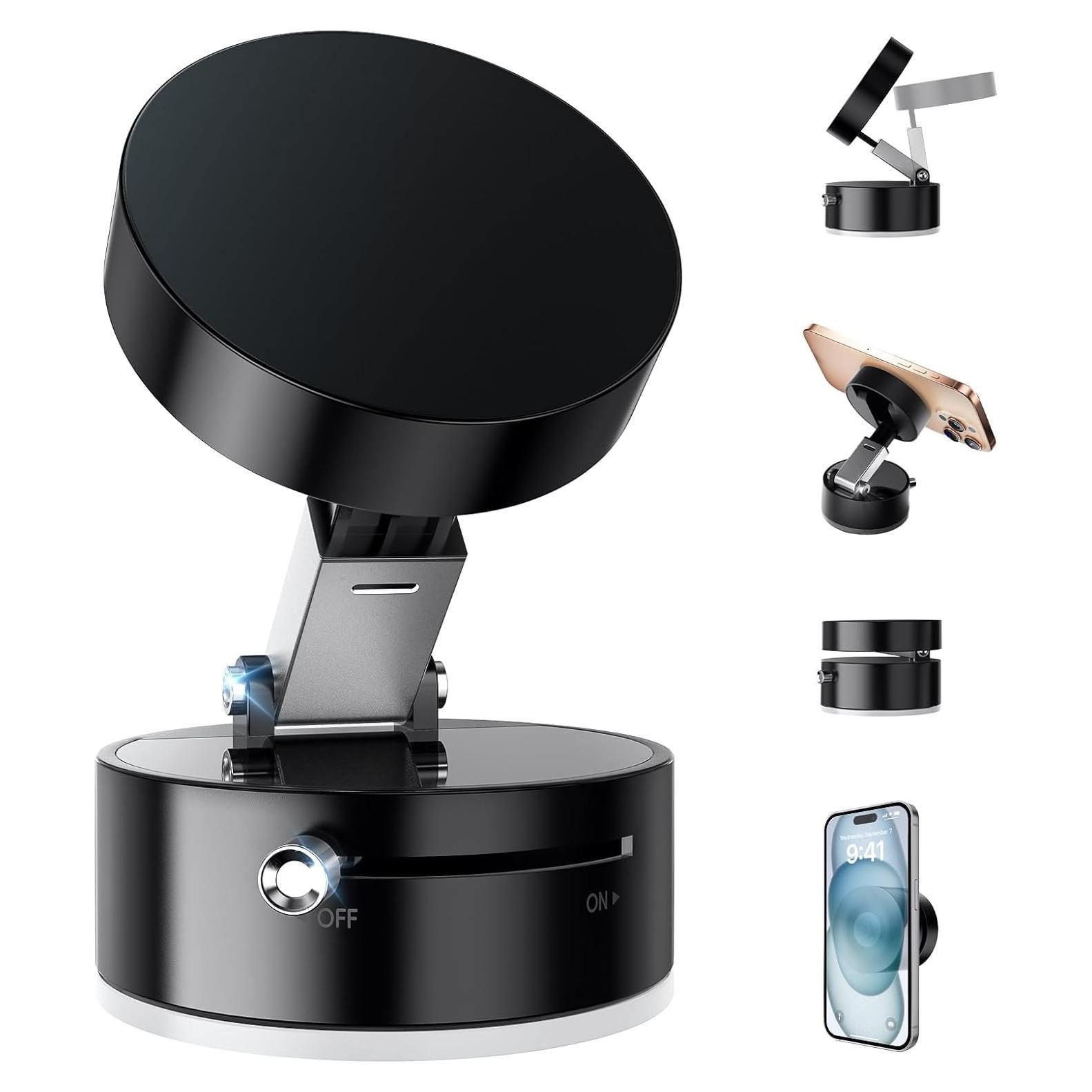 Soporte Magnético para Teléfono FONKEN Ajustable Negro