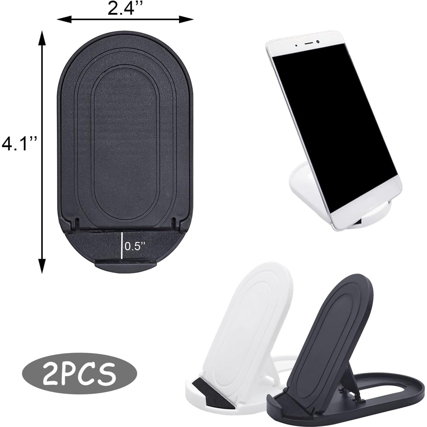 Soporte Plegable para Teléfono Móvil 2 Pack gsplmm Negro y Blanco