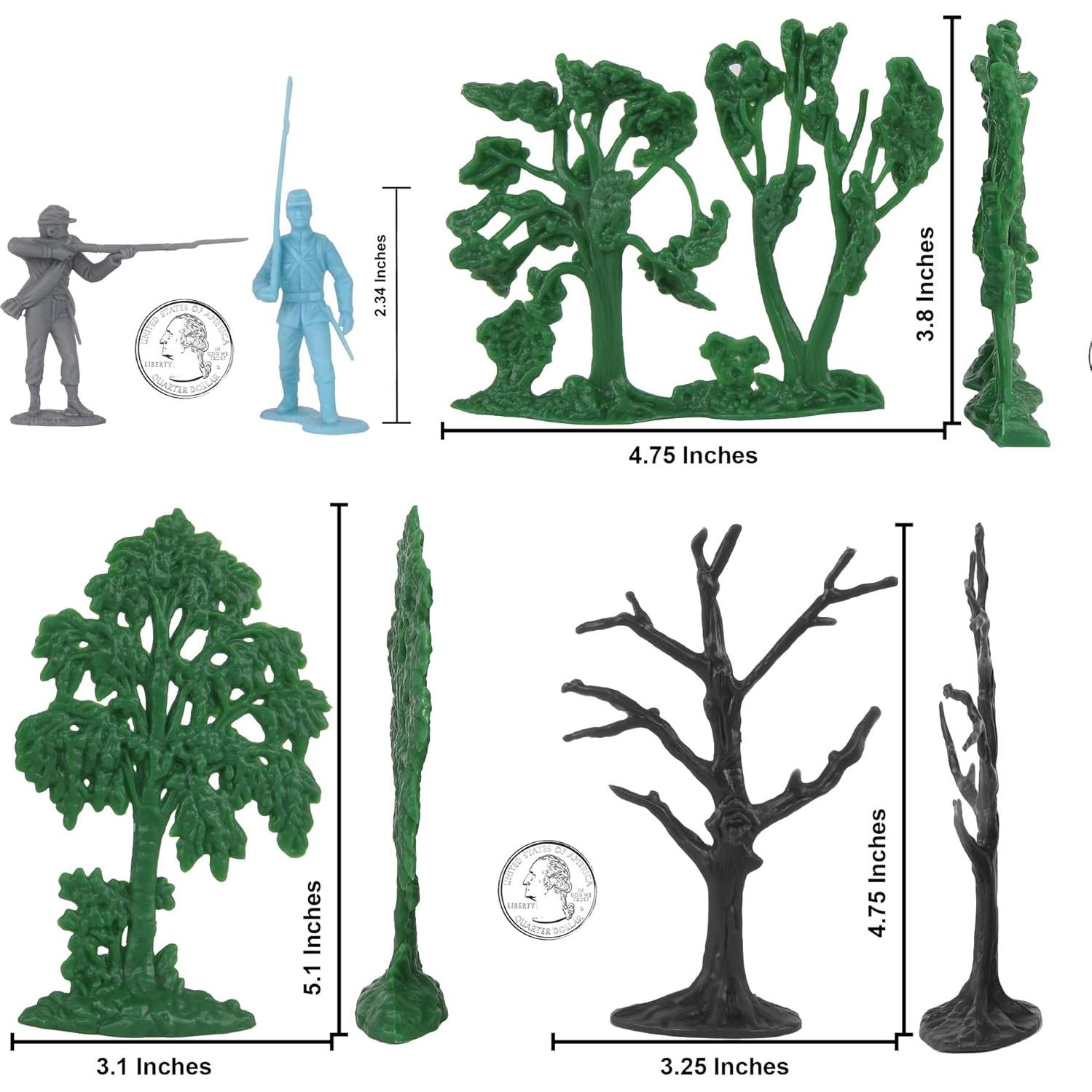 BMC Toys Batalla de Atlanta 71pc Soldados Plástico 1:32
