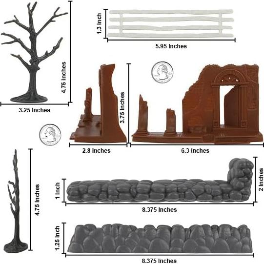 BMC Toys Batalla de Atlanta 71pc Soldados Plástico 1:32