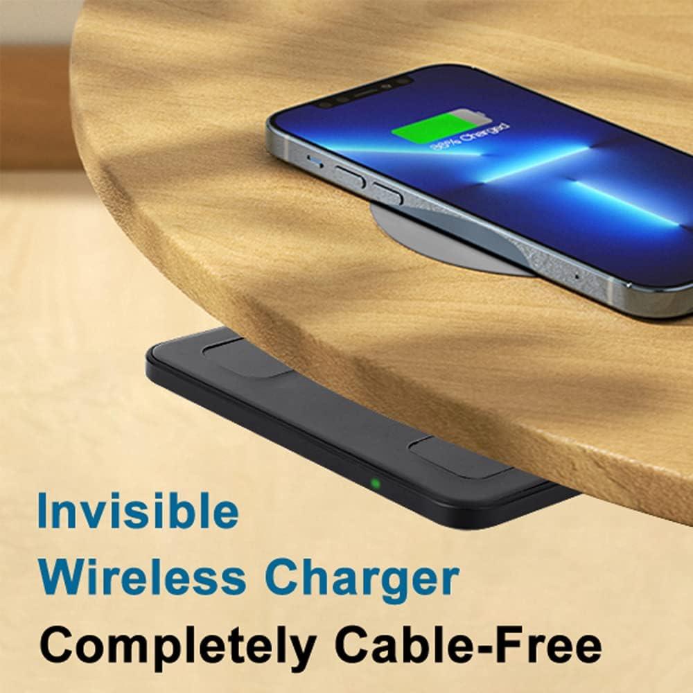 Cargador Inalámbrico Invisible NiiTTER 50mm para iPhone y Samsung