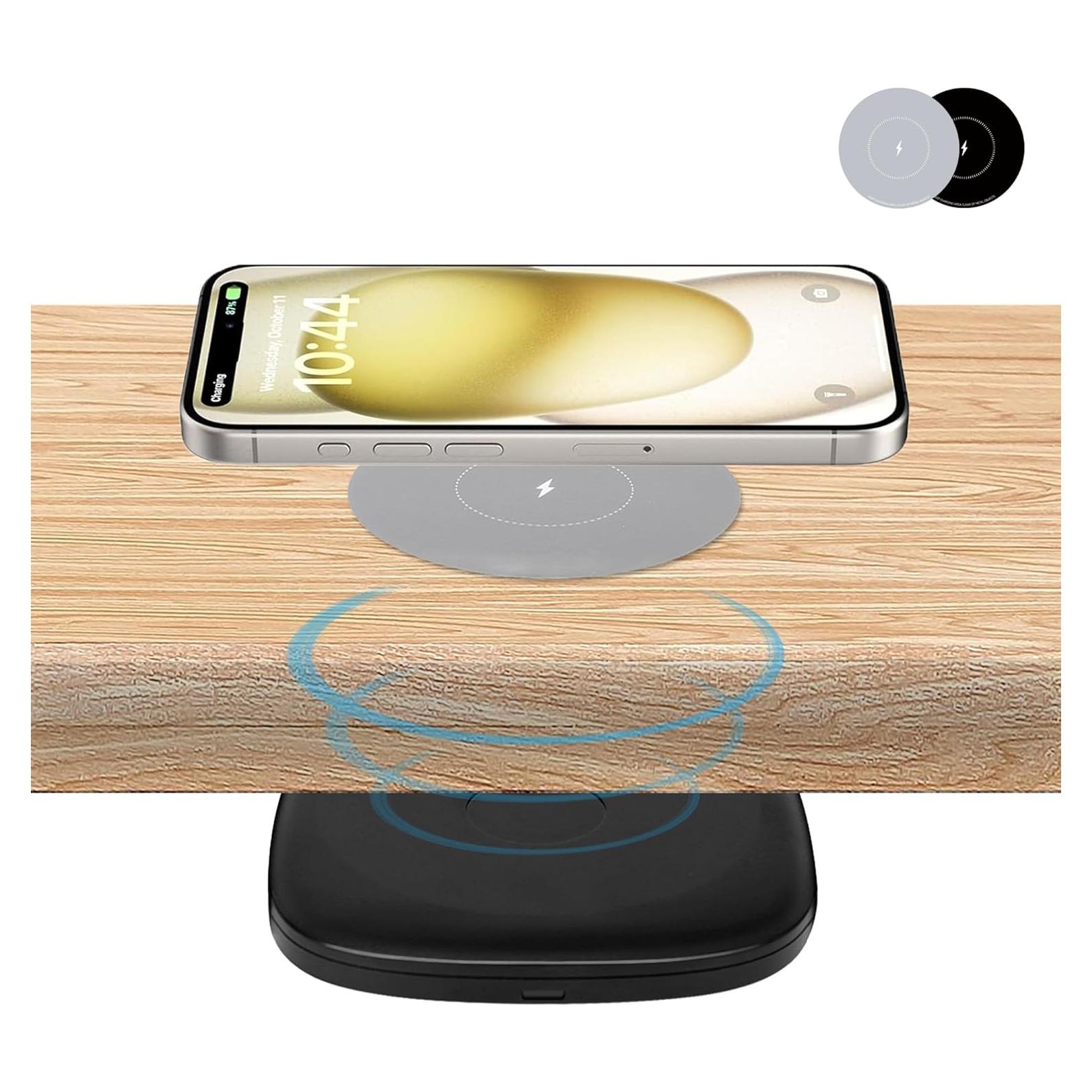 Cargador Inalámbrico Bajo Escritorio NiiTTER XE50-C 50mm