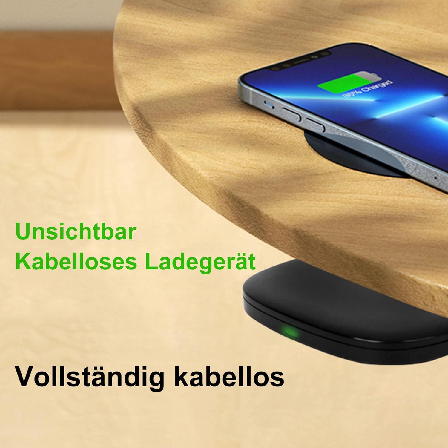 Cargador Inalámbrico Bajo Escritorio NiiTTER XE50-C 50mm