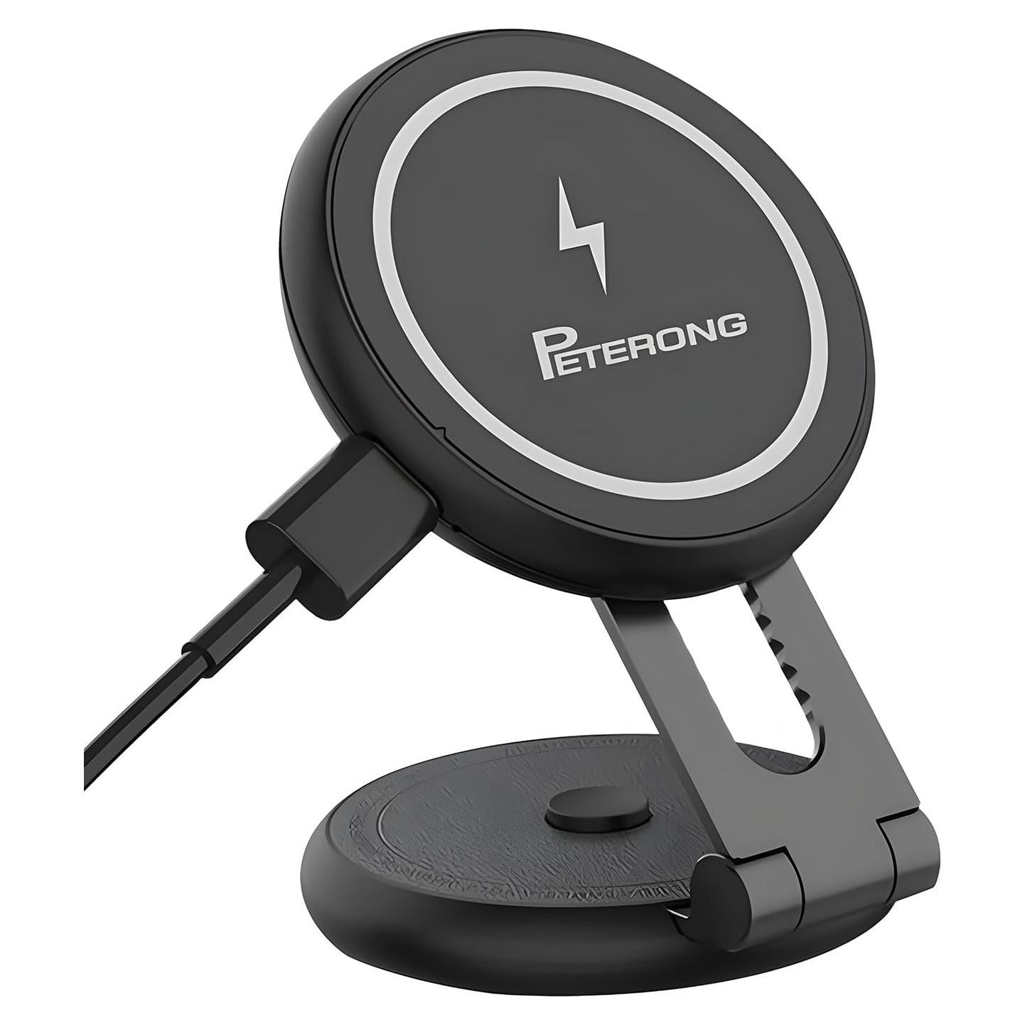 Soporte Carga Inalámbrica Magnético PETERONG para Tesla 15W