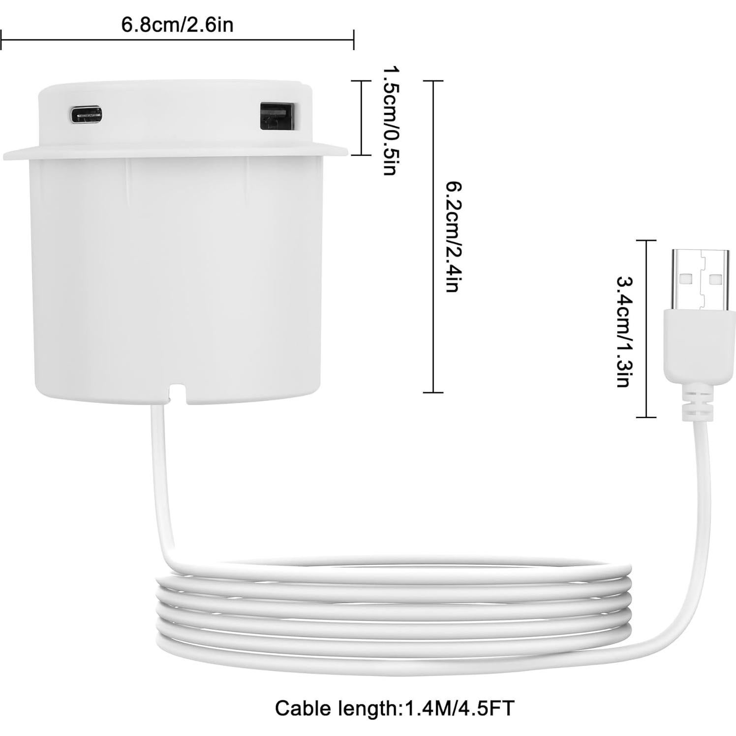 Cargador Inalámbrico 3-en-1 XMSJSIY 10W USB A/C Integrado