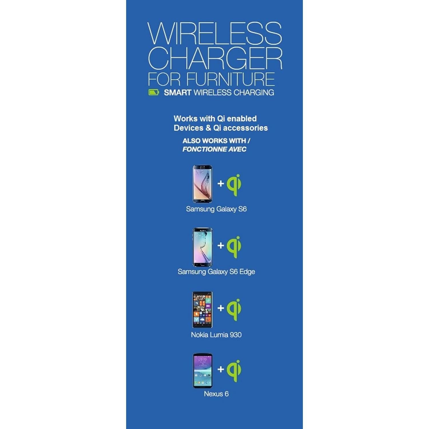 Almohadilla de Carga Inalámbrica NTW AirEnergy para Muebles