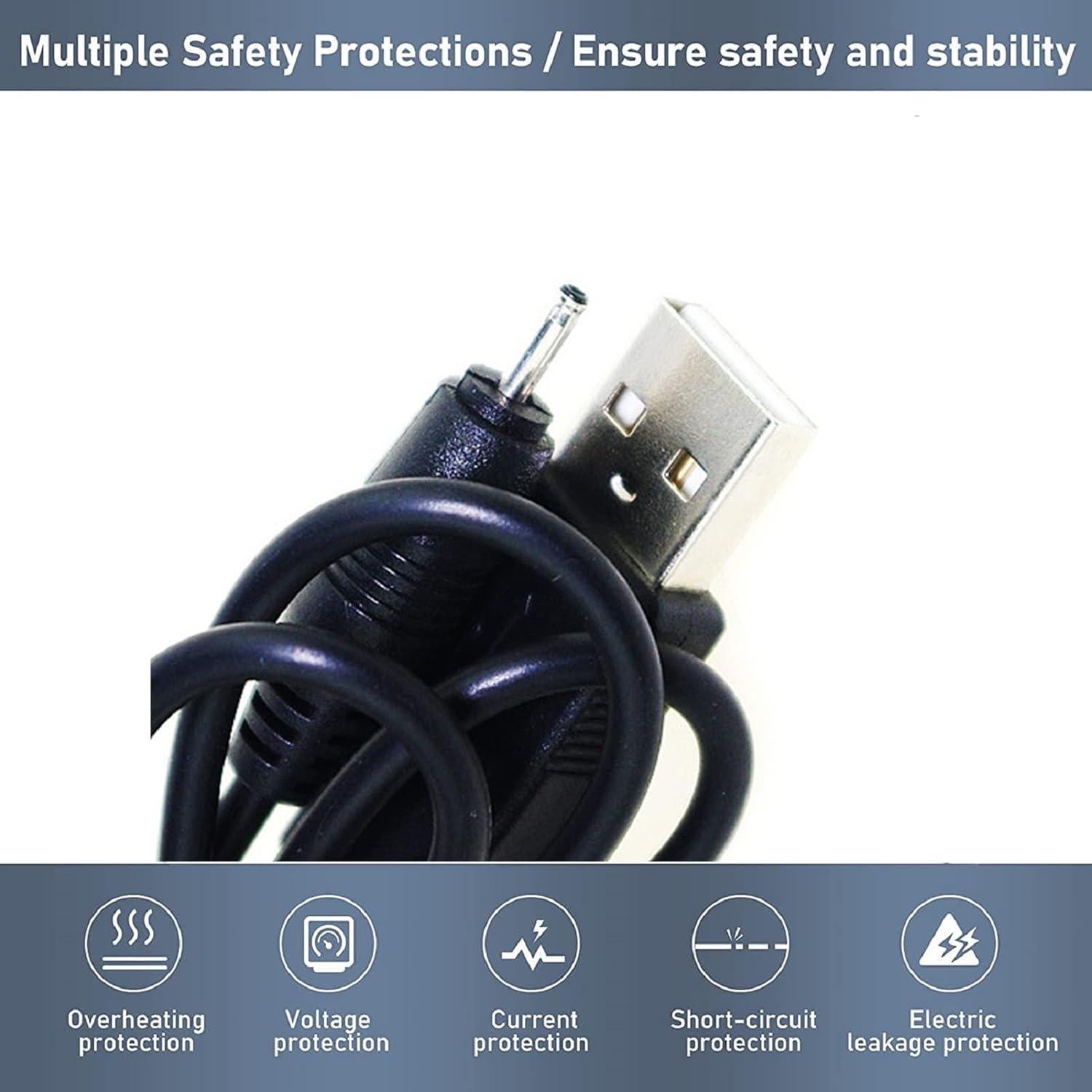 Cable de carga USB HISPD para Mini S530 1m Negro