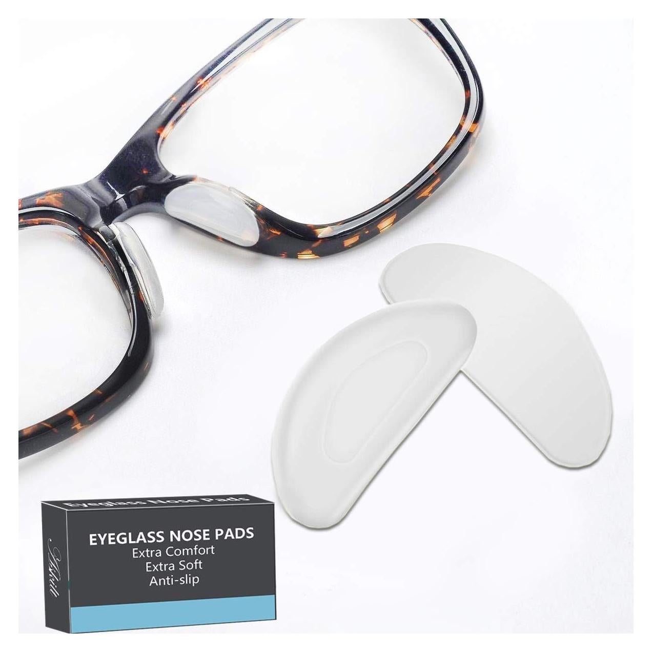 Almohadillas para nariz de gafas Askilt 12 pares antideslizantes