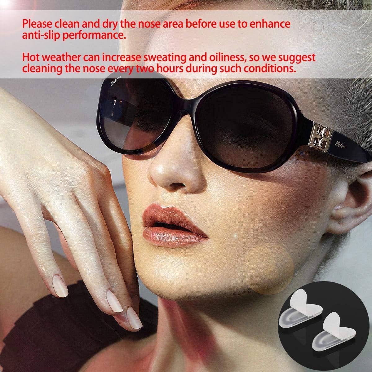 Almohadillas para nariz de gafas Askilt 12 pares antideslizantes