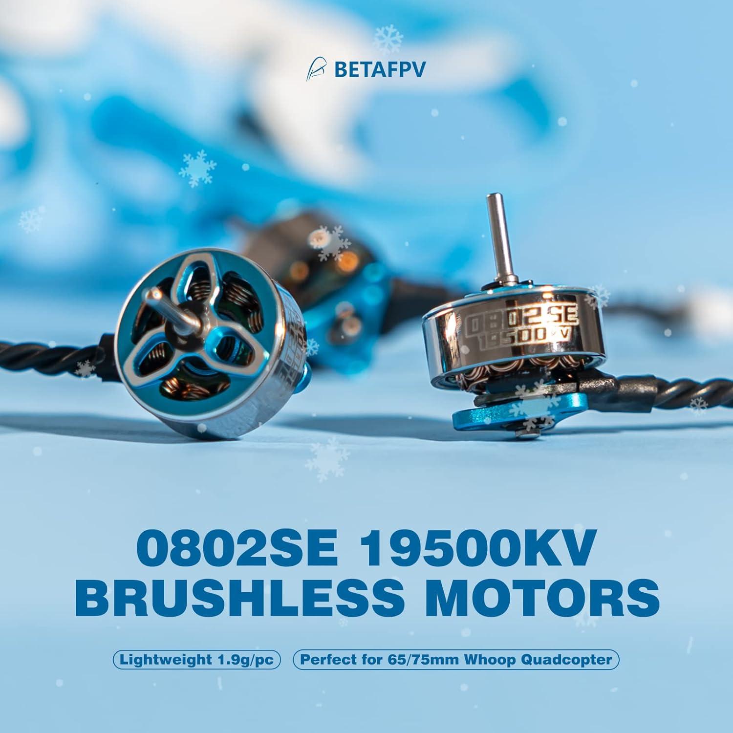 Motor Sin Escobillas BETAFPV 0802SE 19500KV 1S Azul Hielo