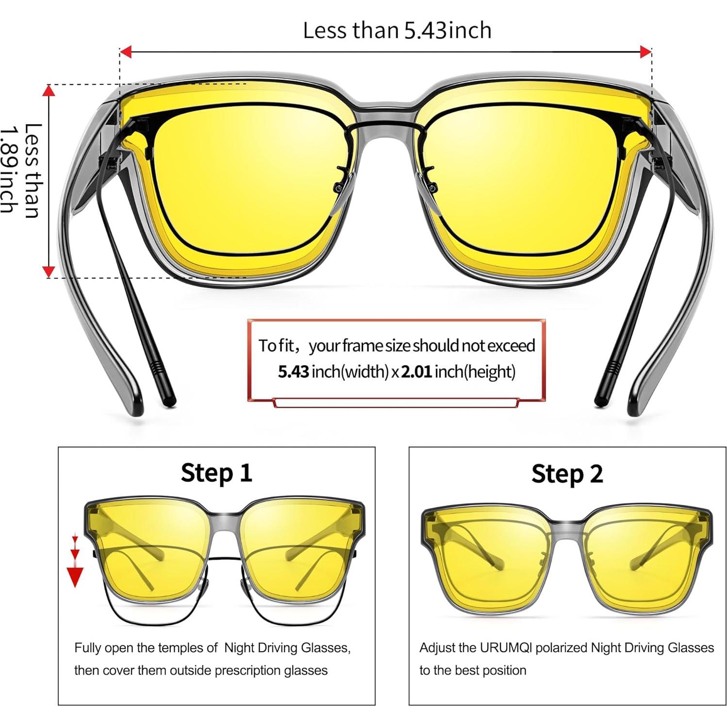 Gafas de Visión Nocturna URUMQI para Mujeres, Antirreflejo HD