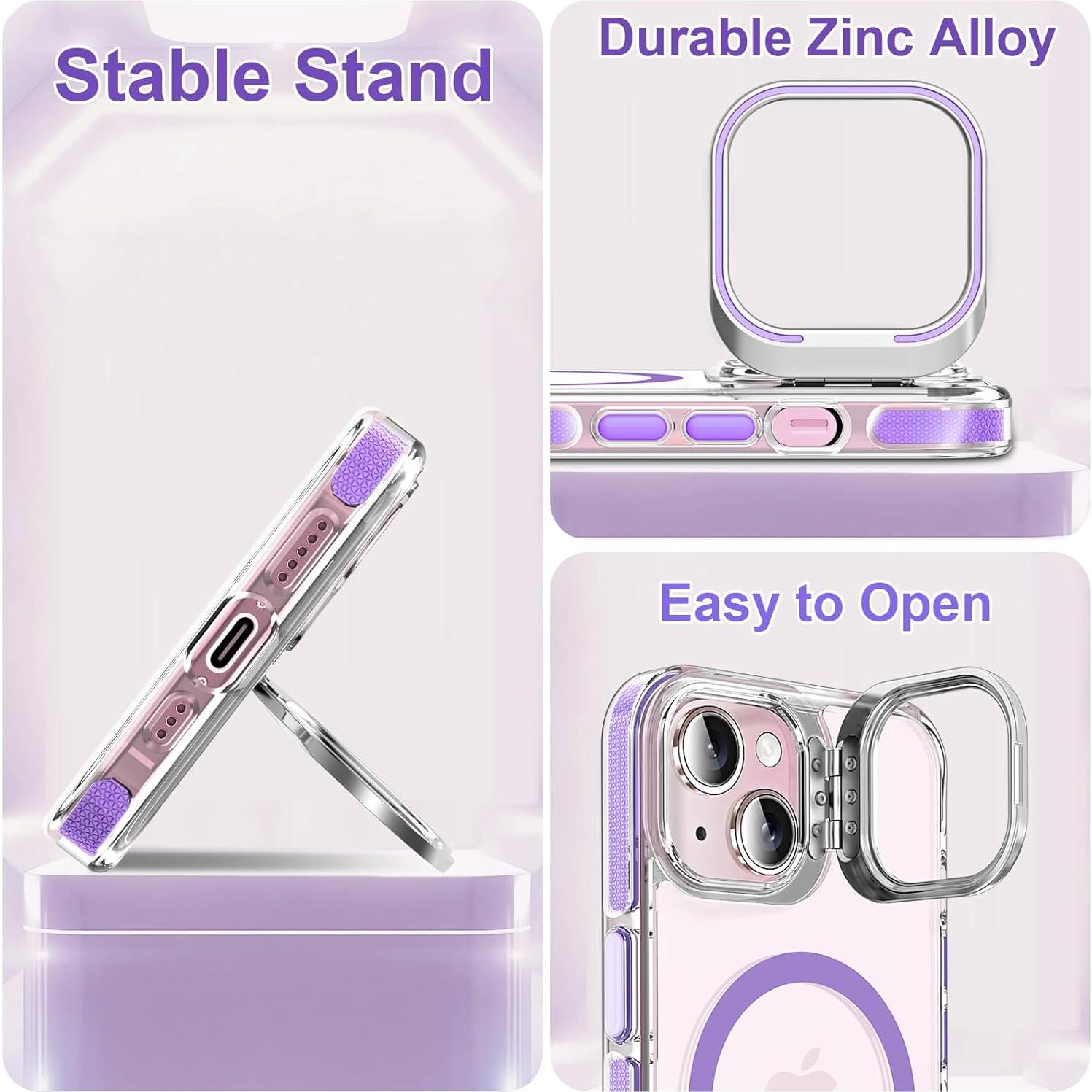 Funda Hocase para iPhone 14 Plus 6.7" con soporte y Magsafe