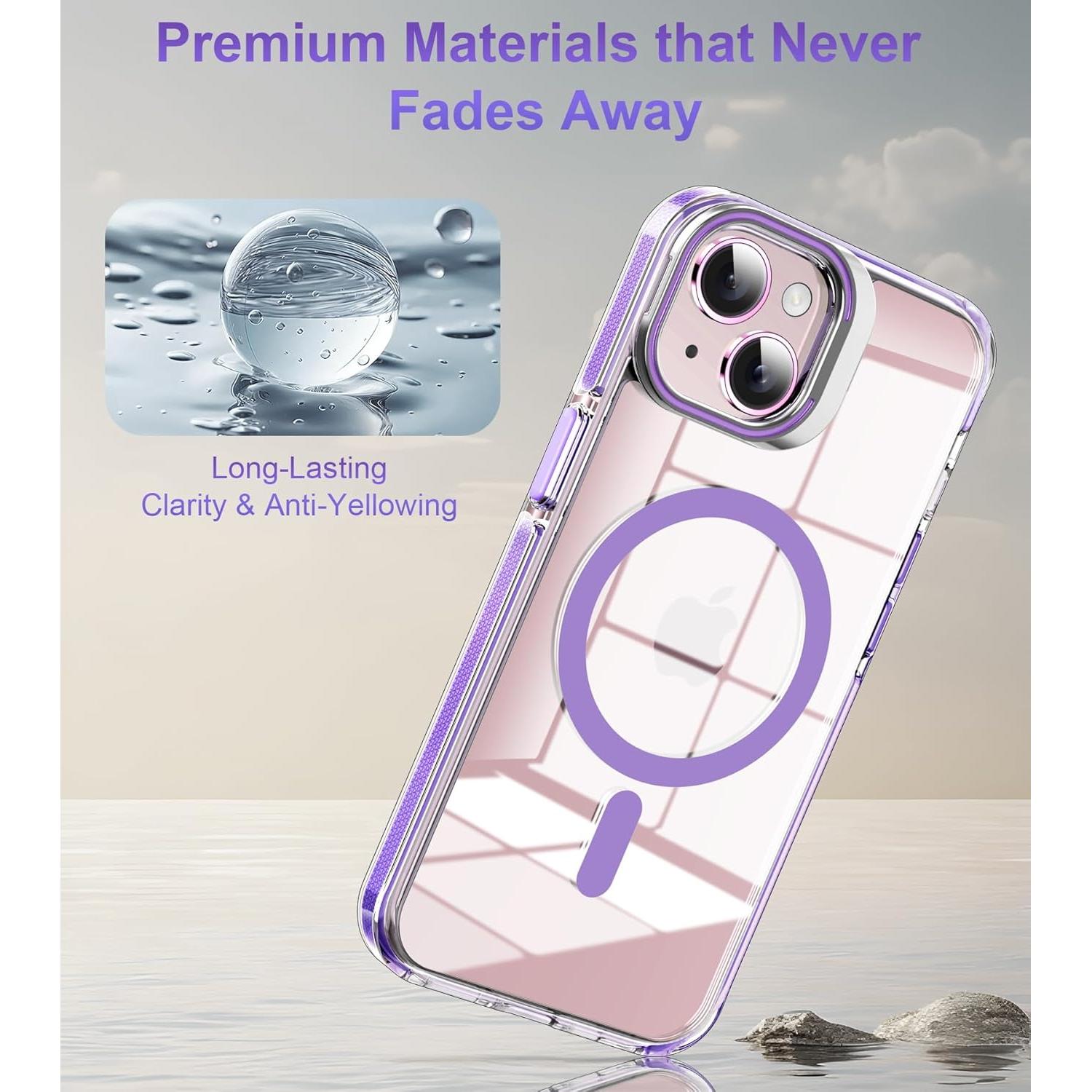 Funda Hocase para iPhone 14 Plus 6.7" con soporte y Magsafe