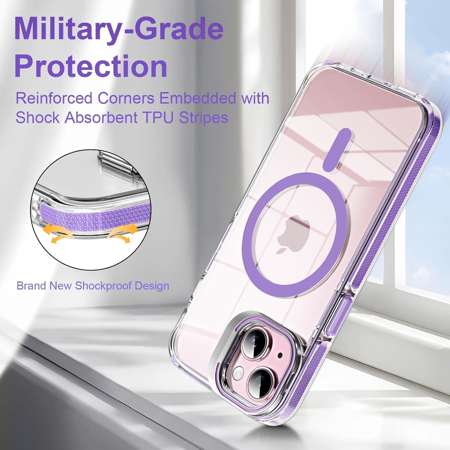 Funda Hocase para iPhone 14 Plus 6.7" con soporte y Magsafe