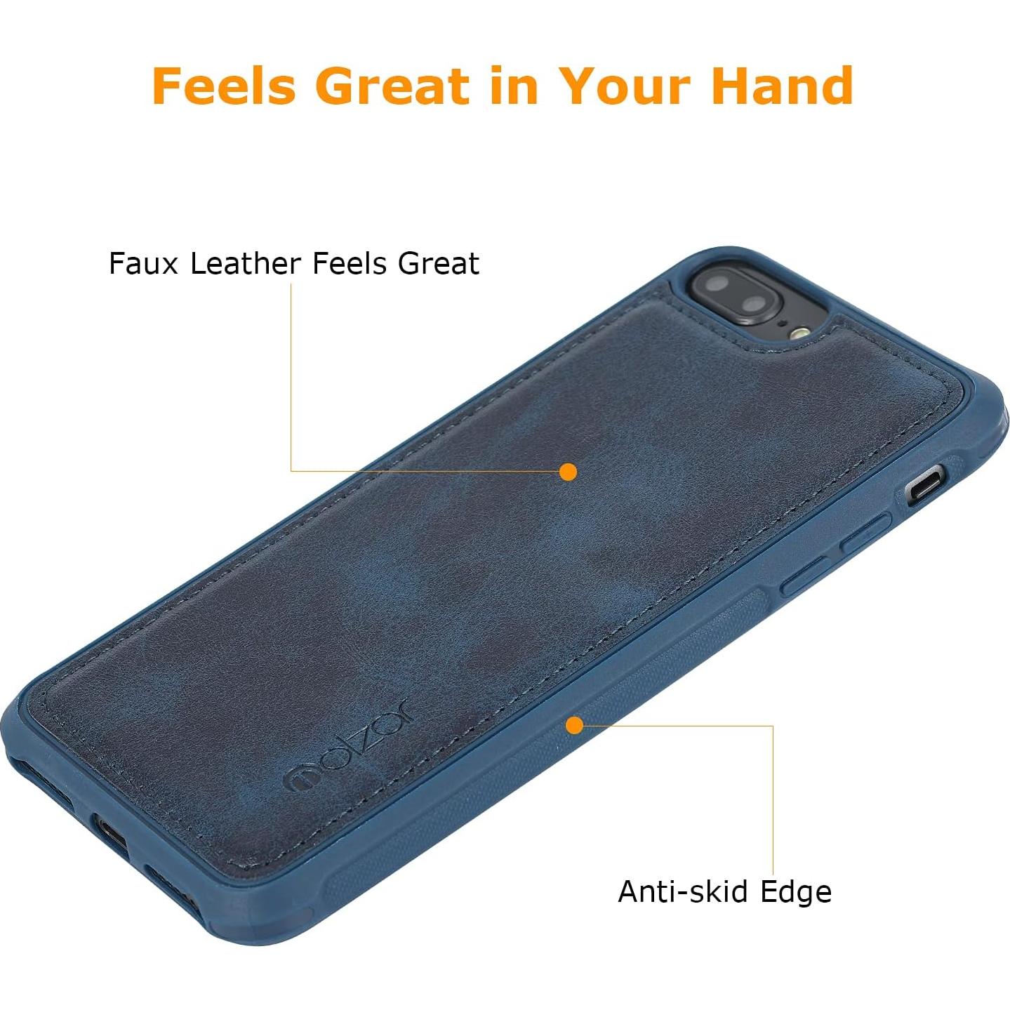 Funda Molzar MAG para iPhone 8 Plus/7 Plus/6 Plus - Azul