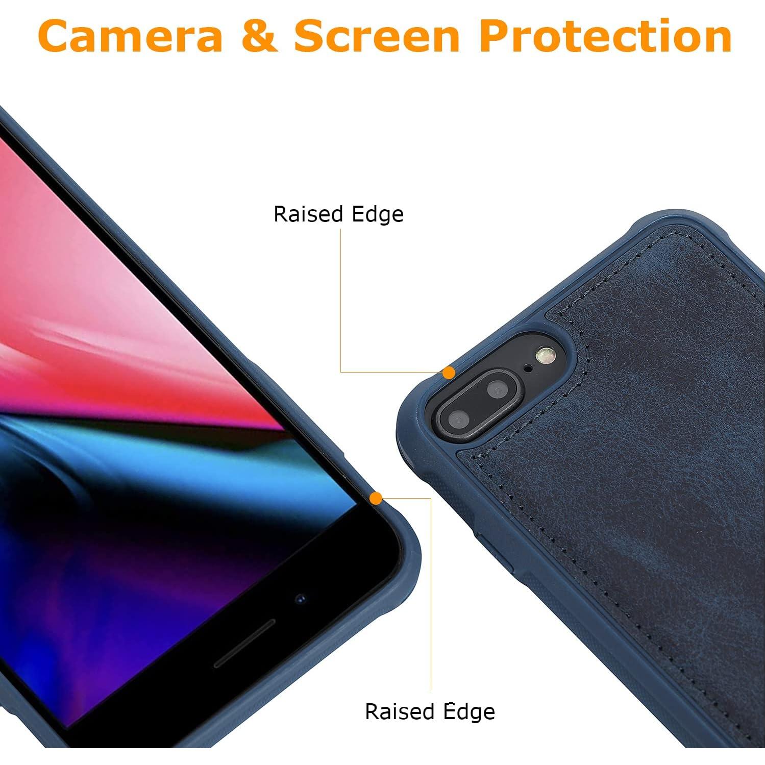 Funda Molzar MAG para iPhone 8 Plus/7 Plus/6 Plus - Azul