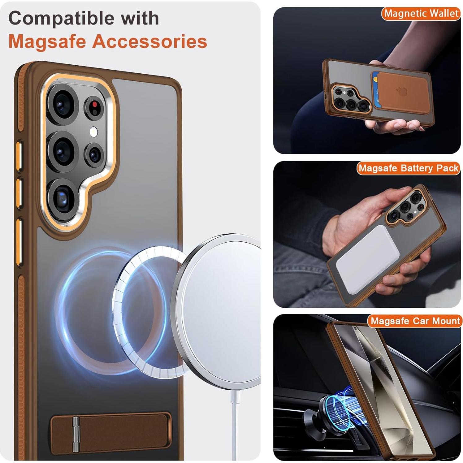 Funda para Samsung Galaxy S25 Ultra Magnética con Soporte