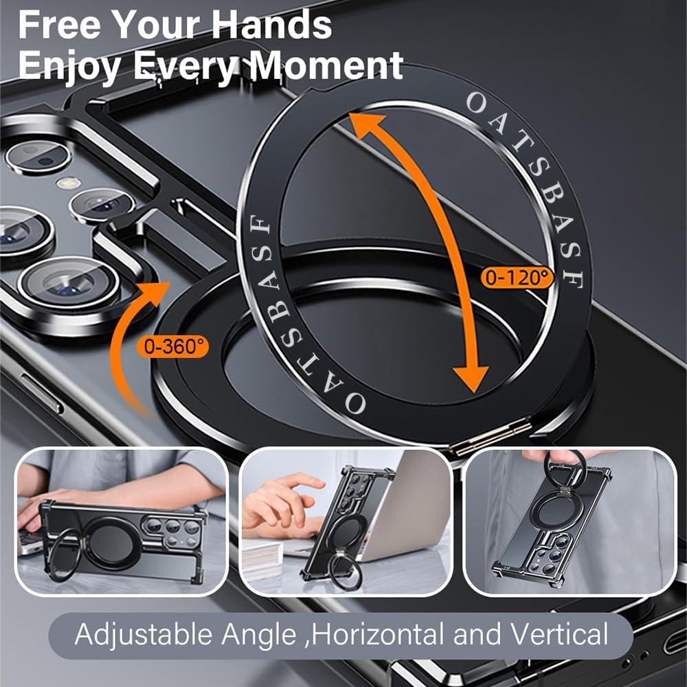 Funda Bumper Omio para Galaxy S25 Ultra Titanio Negro