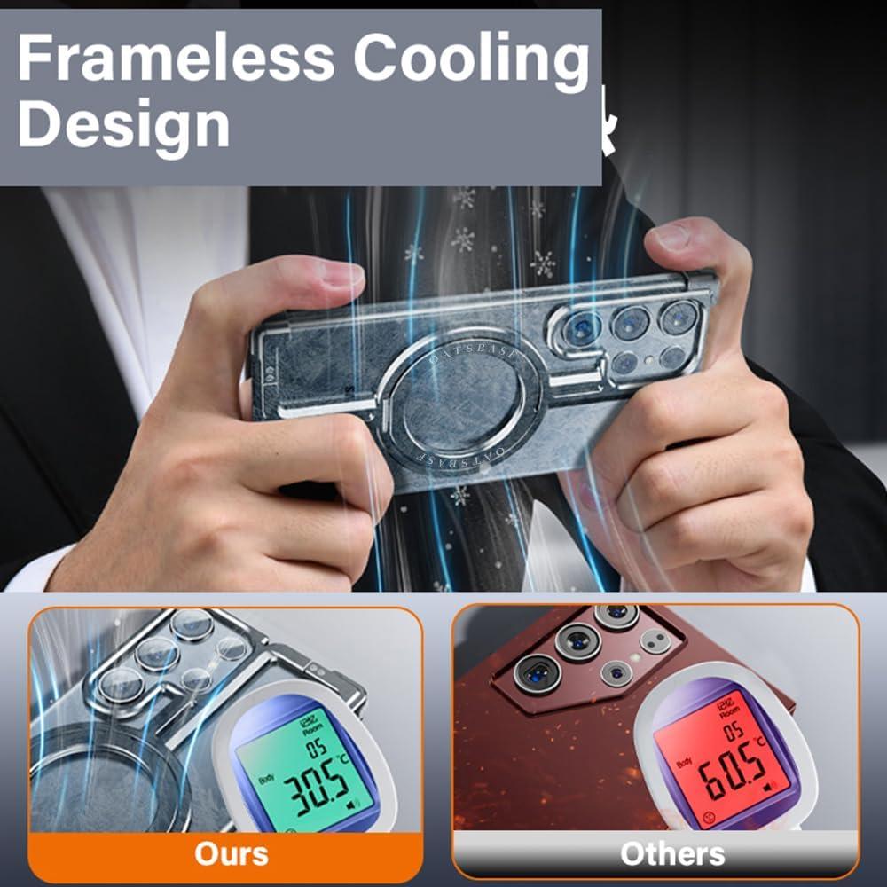 Funda Bumper Omio para Galaxy S25 Ultra Titanio Negro