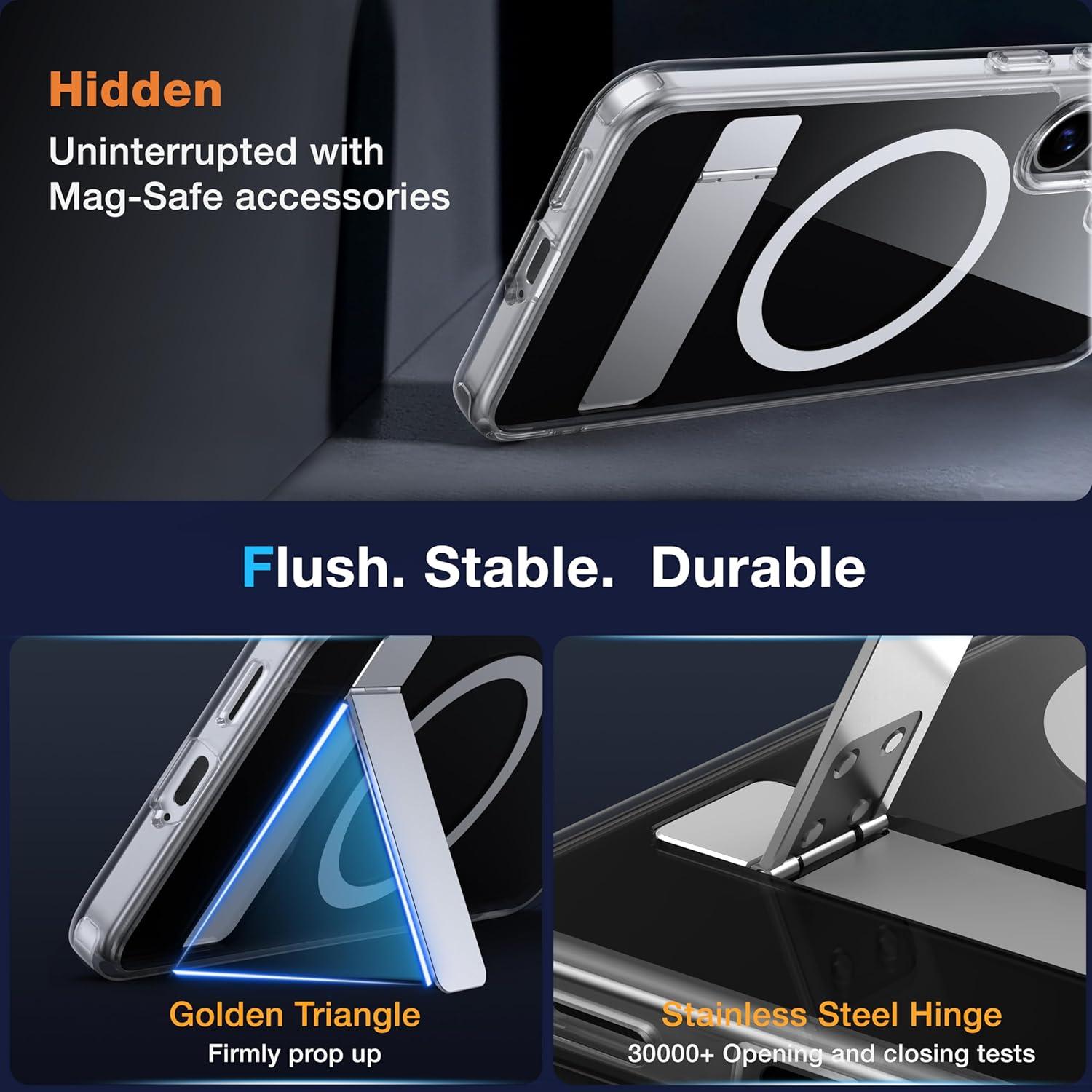 Funda Samsung Galaxy S25 FNDMIL Magnética Transparente