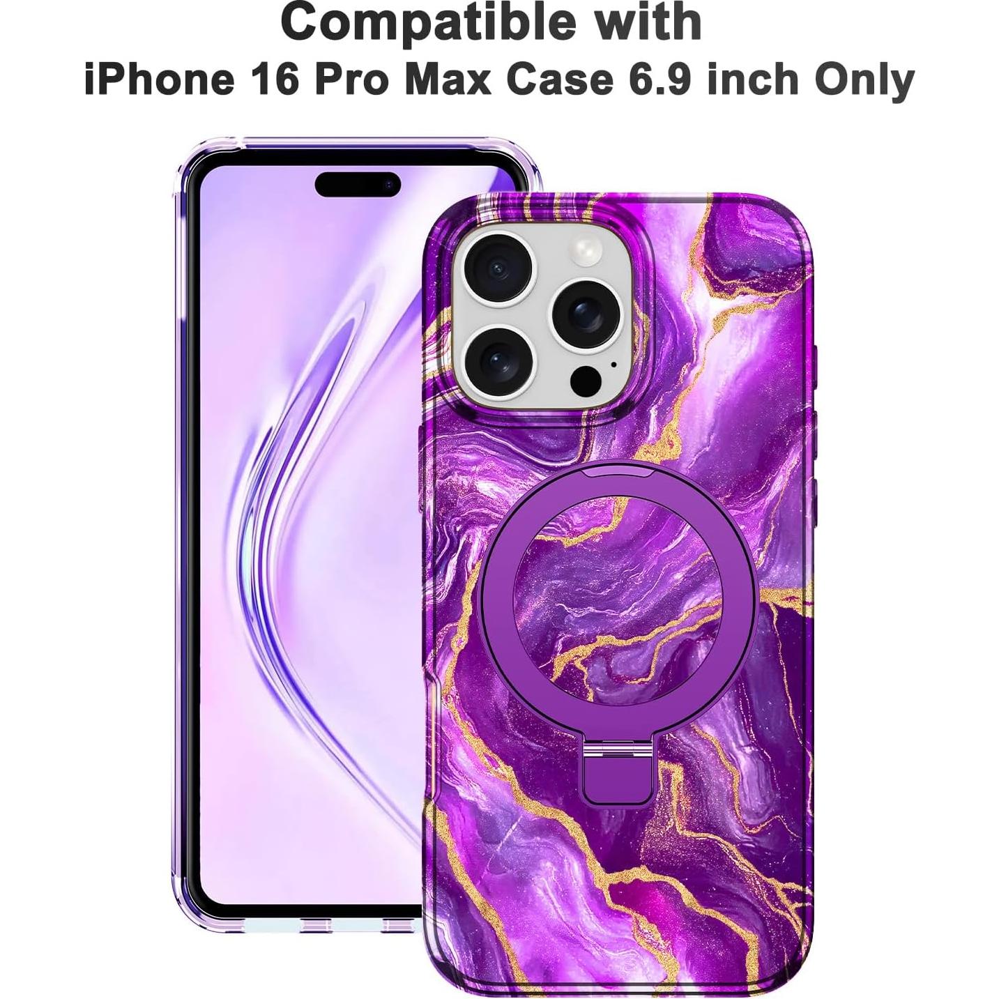 Funda Lamcase para iPhone 16 Pro Max con soporte MagSafe