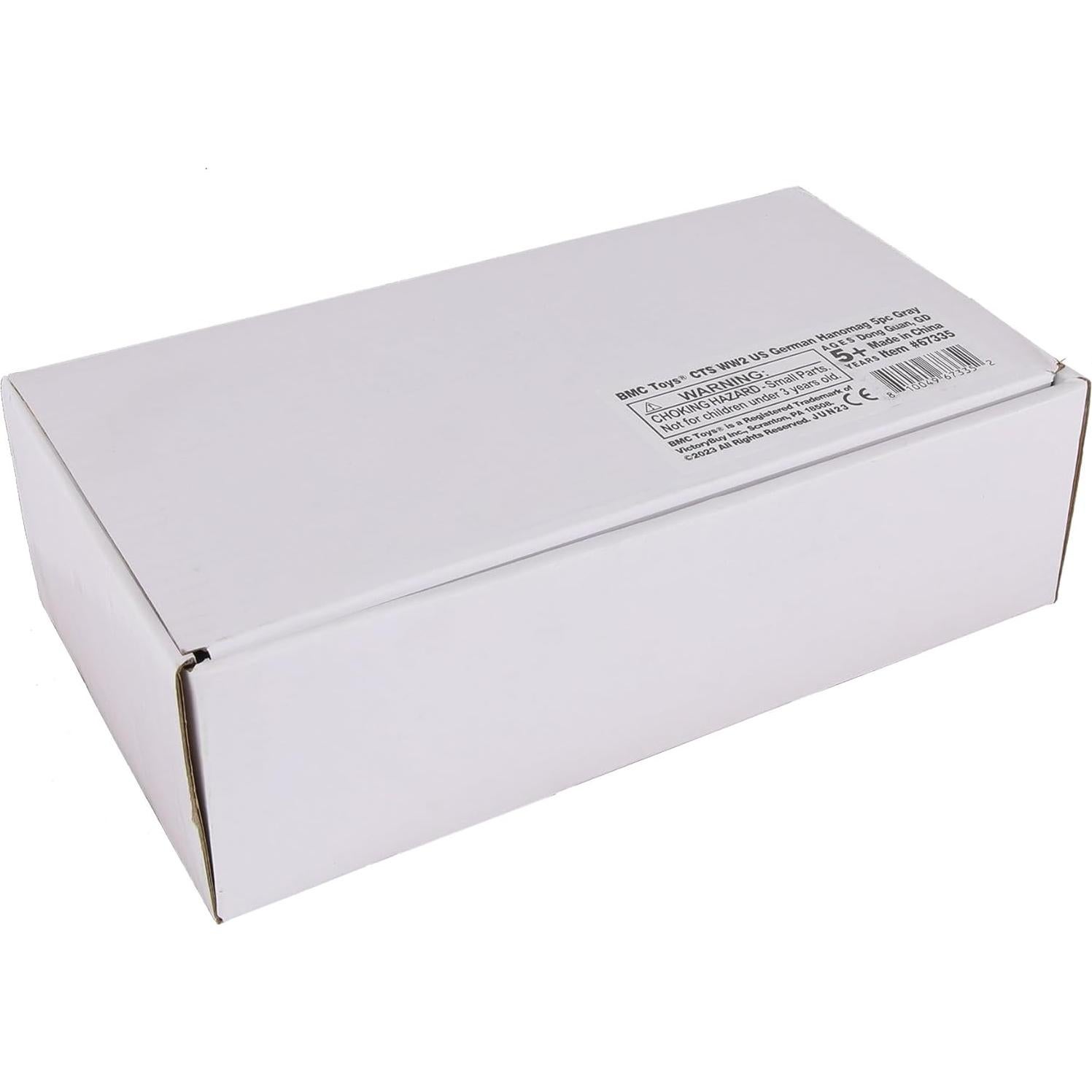 BMC Hanomag Halftrack WW2 + 4 Soldados Plástico Gris