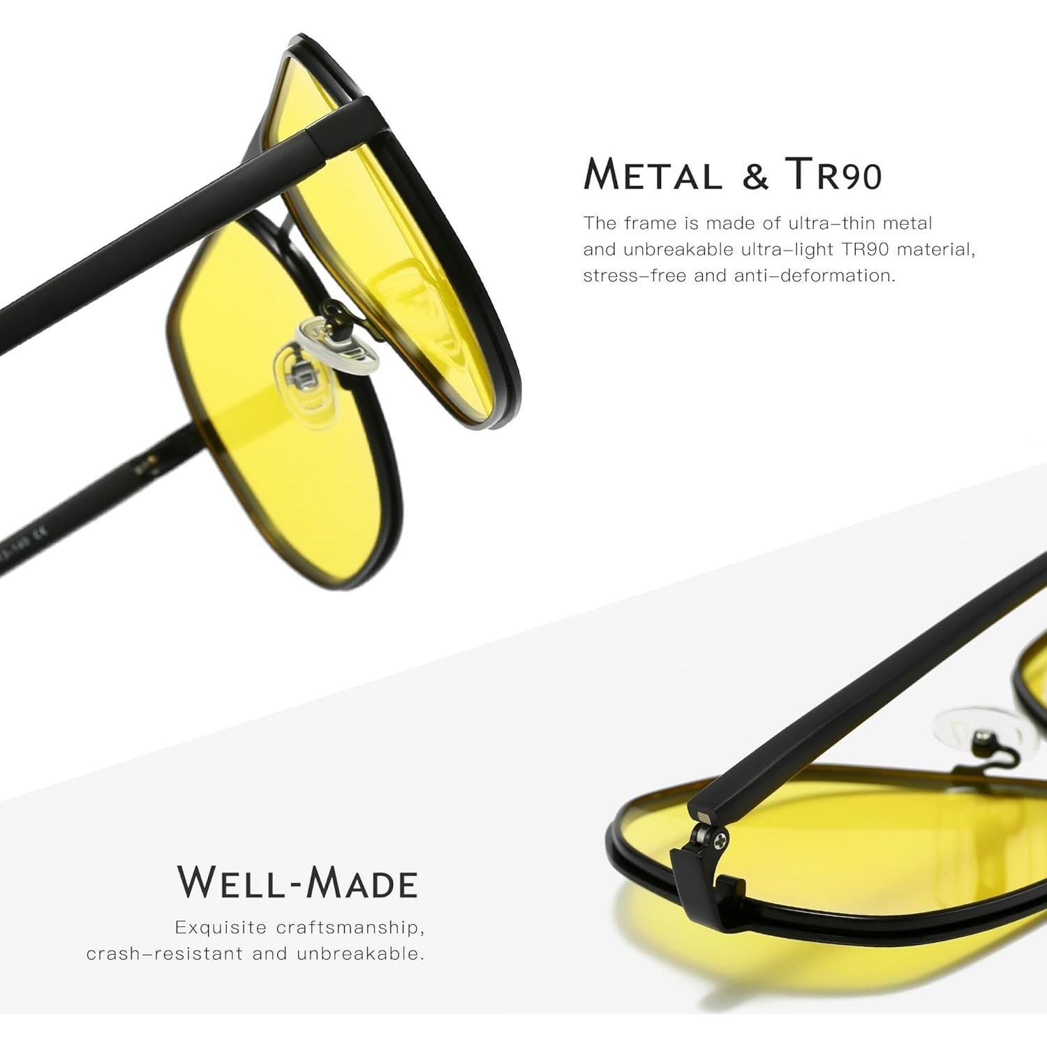 Gafas de sol SUNGAIT para conducir de noche, polarizadas