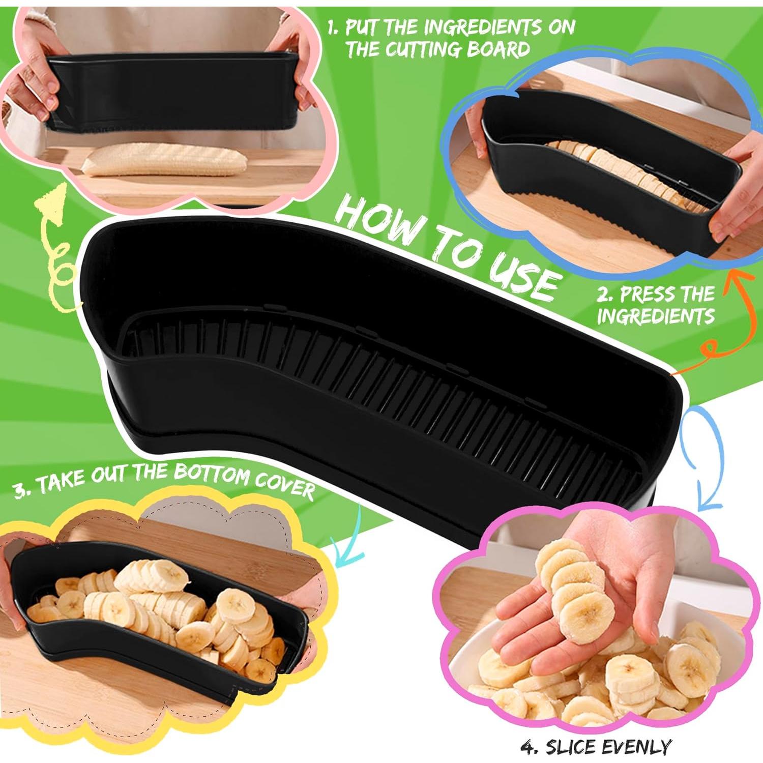 Cortador de Frutas Multiusos CEHNCEH 2025 - Negro