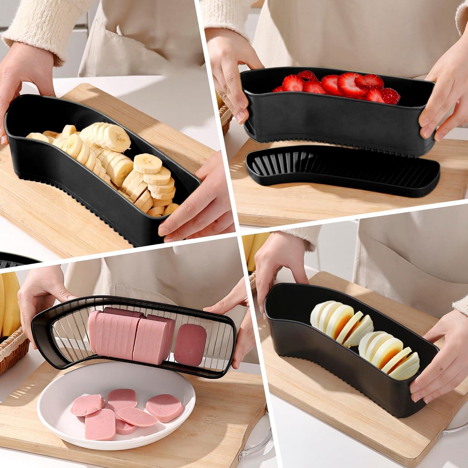 Cortador de Frutas Multiusos CEHNCEH 2025 - Negro